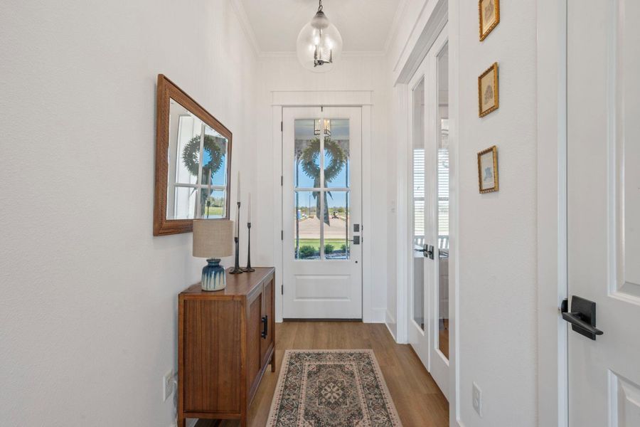 Furnished interior view inside a new home in , College Station (Image 9). Furnished interior view inside a new home in , College Station (Image 9).