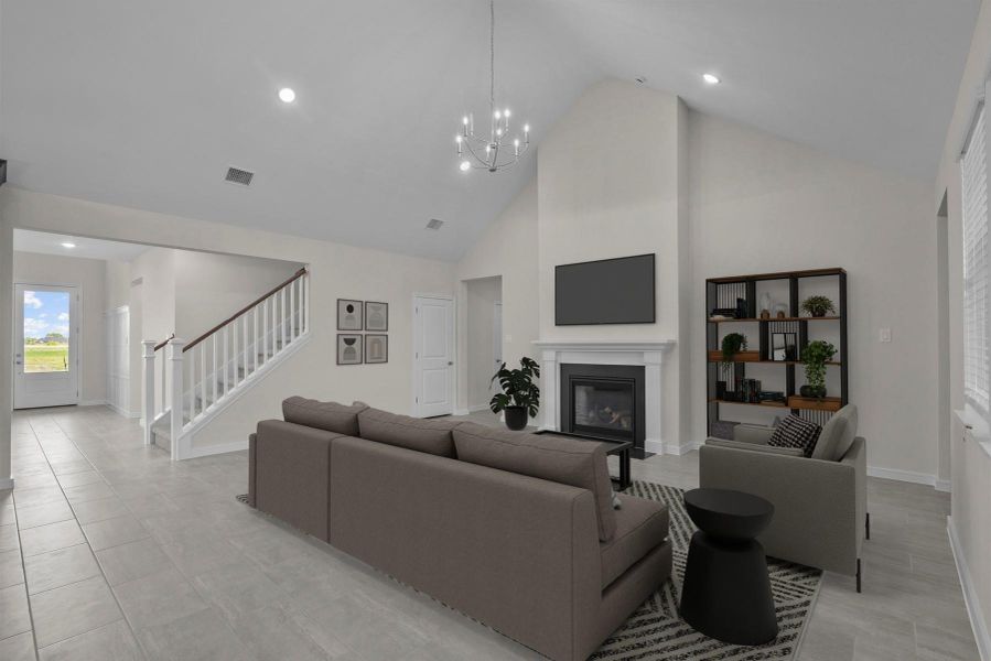 Impressive great room (*Photo not of actual home and used for illustration purposes only.)