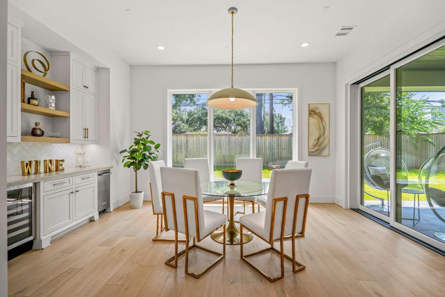 Furnished interior view inside a new home in , Houston (Image 12).