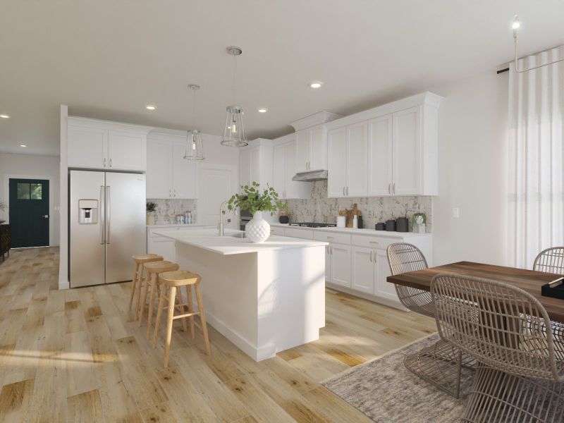Furnished interior view inside a new home in Carlton Landing, Rockvale (Image 3).