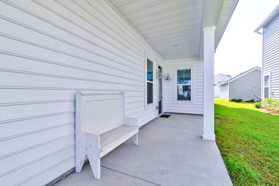 Exterior details and patio area of a home in , Summerville (Image 4).