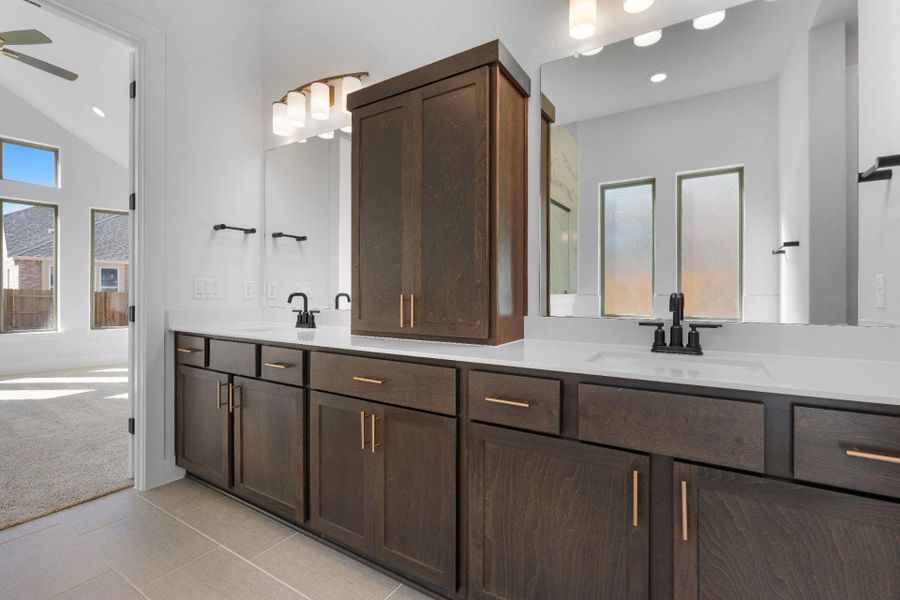 Primary Bath retreat with dual vanities