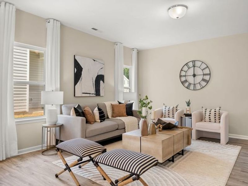 Representative furnished interior of a home built from the Grace by True Homes in Masons Mill, Erwin (Image 6).