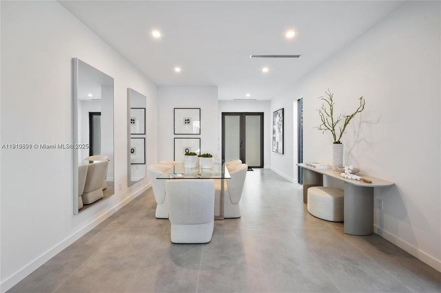 Furnished interior view inside a new home in , Miami (Image 11).