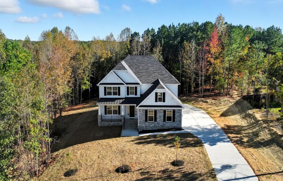Representative exterior photo of a completed home built from the McDowell by Eastwood Homes in Arbordale, Elgin, SC (Image 2).