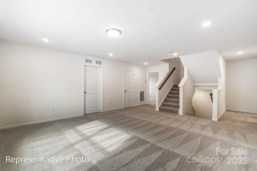 Spacious, unfurnished interior of a new home in Grier Meadows, Charlotte (Image 24). Spacious, unfurnished interior of a new home in Grier Meadows, Charlotte (Image 24).