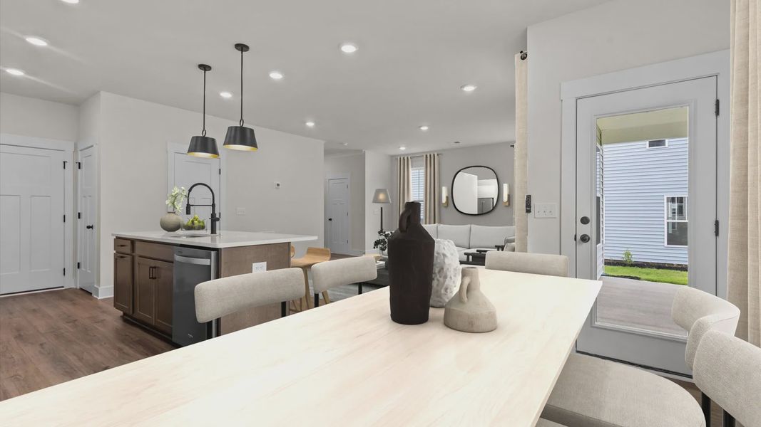 Furnished interior view inside a new home in Hinson Farm, Fountain Inn (Image 7).