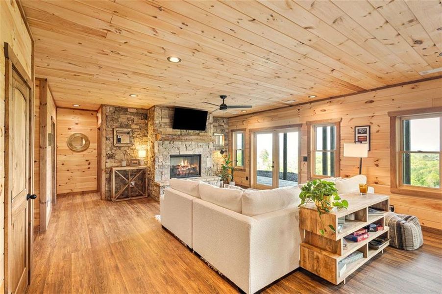Furnished interior view inside a new home in , Morganton (Image 45).