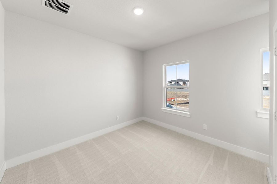 Spacious, unfurnished interior of a new home in Garden Collection at Union Park, Little Elm (Image 25). Spacious, unfurnished interior of a new home in Garden Collection at Union Park, Little Elm (Image 25).