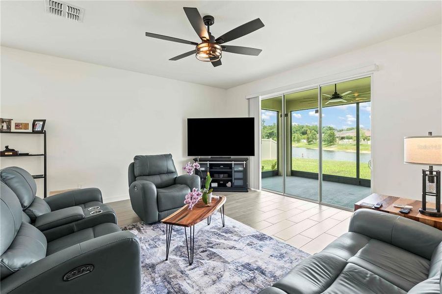 Furnished interior view inside a new home in Angeline Active Adult, Land O' Lakes (Image 10). Furnished interior view inside a new home in Angeline Active Adult, Land O' Lakes (Image 10).