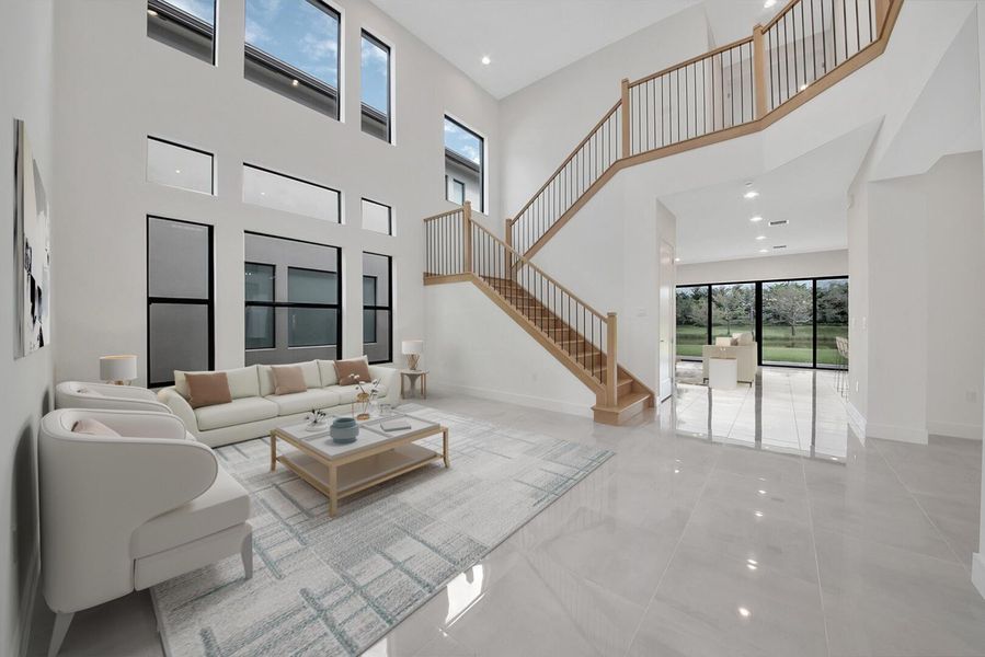 Furnished interior view inside a new home in , Boca Raton (Image 3).