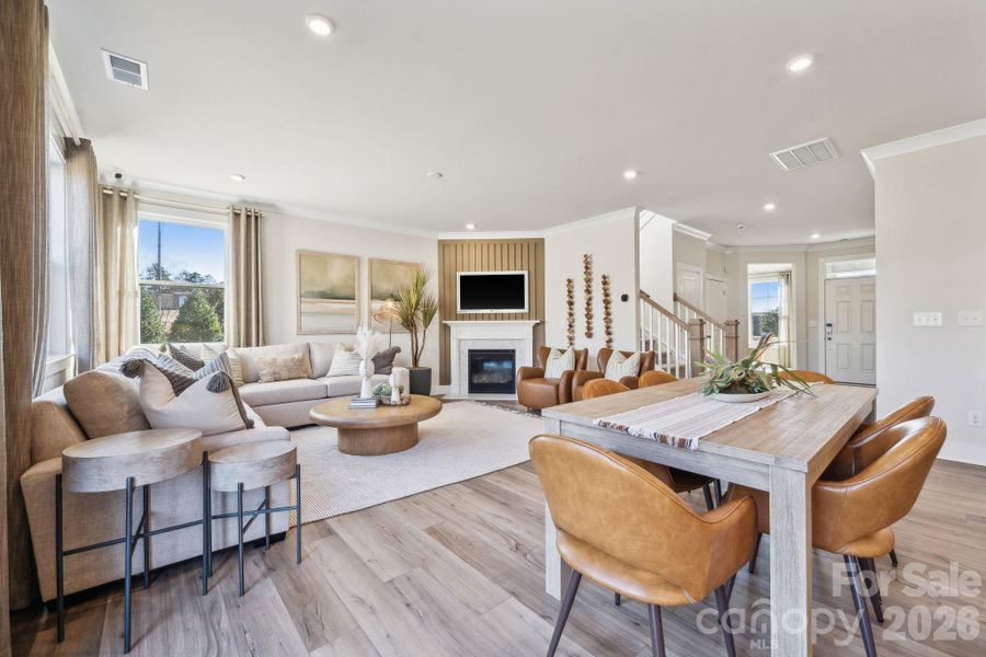 Furnished interior view inside a new home in Cannon Manor, Kannapolis (Image 15).