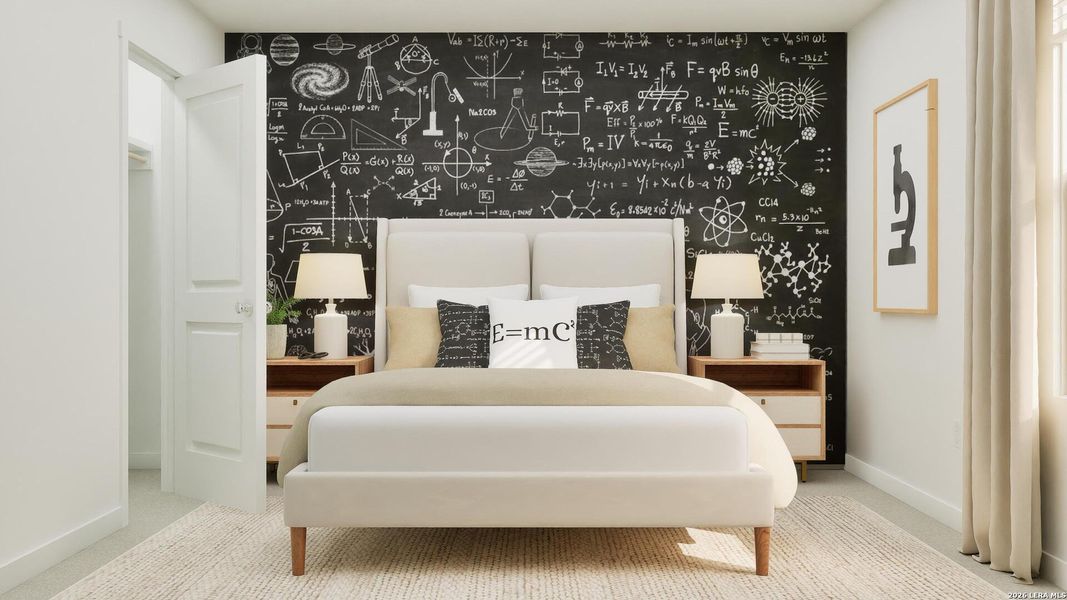 Furnished interior view inside a new home in Juniper Ranch, Spring Branch (Image 31).