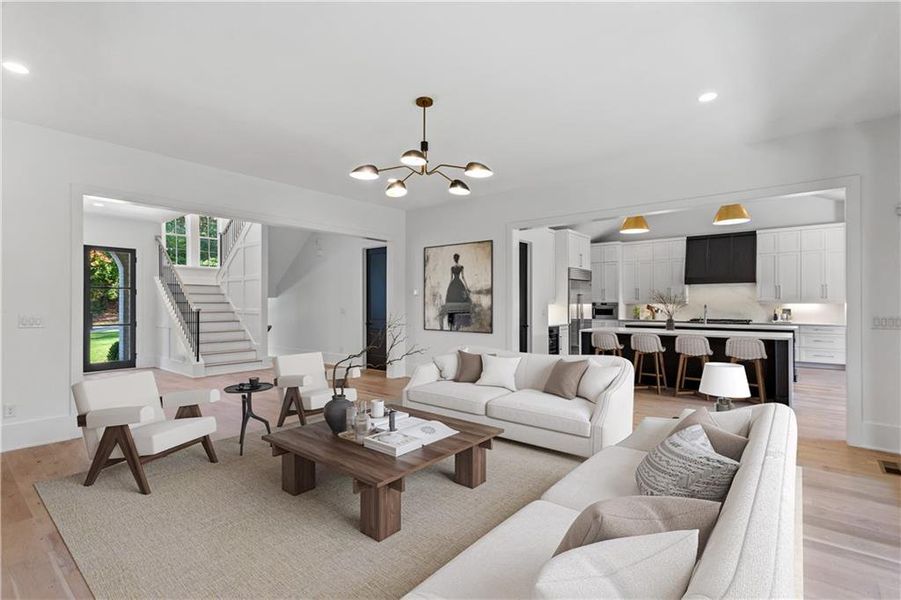 Furnished interior view inside a new home in Aster, Milton (Image 6).