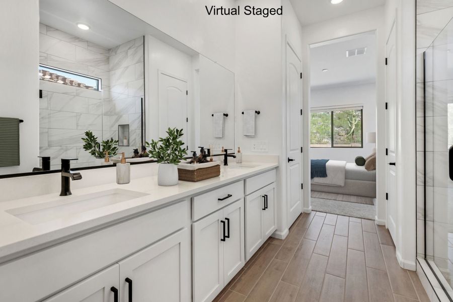 Furnished interior view inside a new home in Saguaro Reserve II, Marana (Image 9).