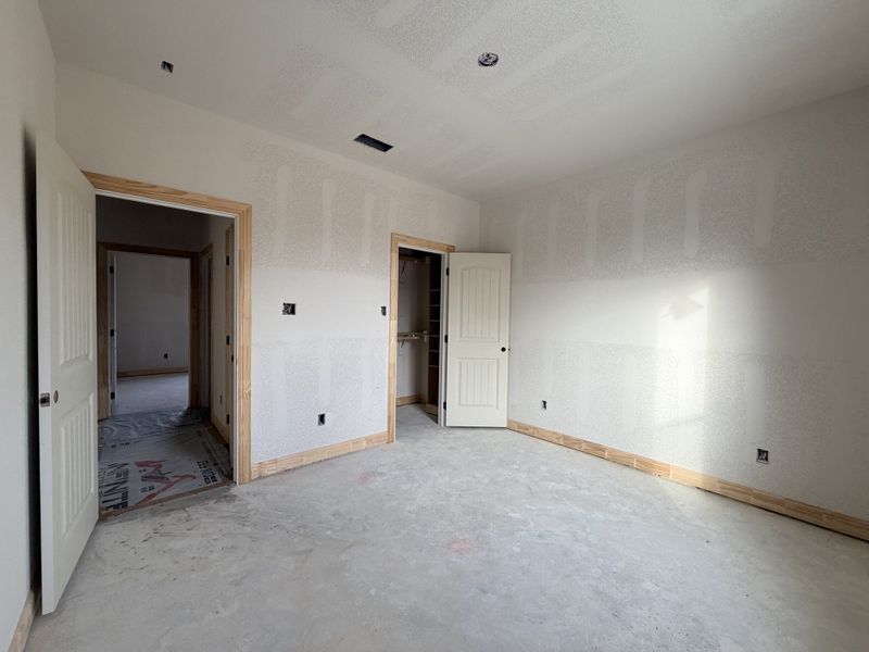 In-progress construction of a new home in Saddle Crest Estates, Weatherford, TX (Image 21).