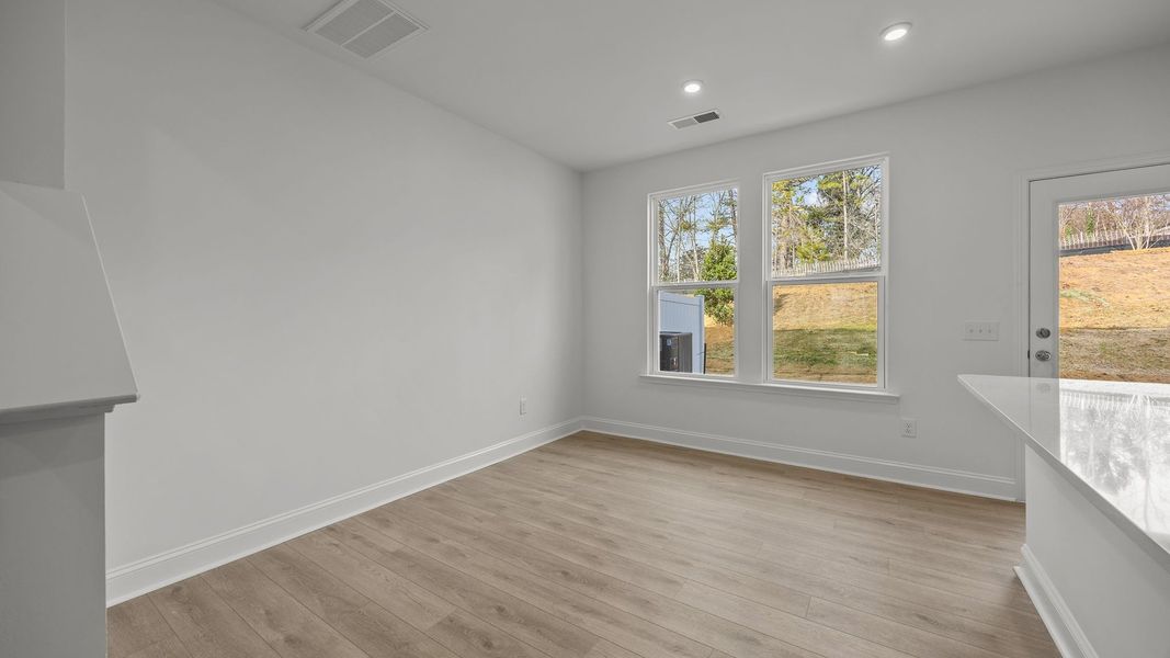 Furnished interior view inside a new home in Bell Glen, Charlotte (Image 10).