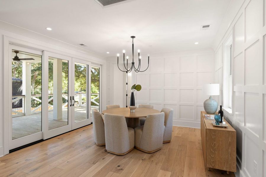 Furnished interior view inside a new home in , Isle Of Palms (Image 35). Furnished interior view inside a new home in , Isle Of Palms (Image 35).