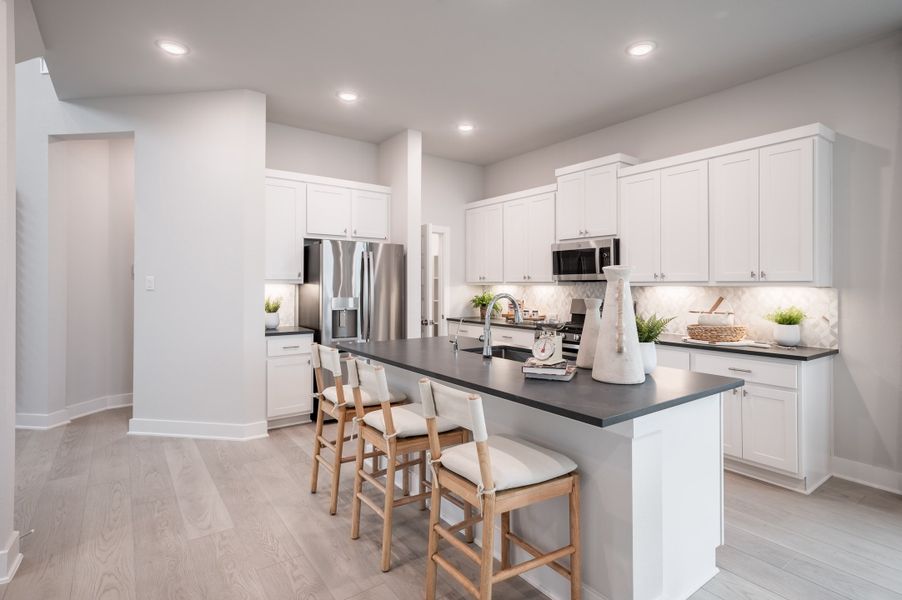 Representative furnished interior of a home built from the Cormorant by Tri Pointe Homes in Trillium, Richmond (Image 8).