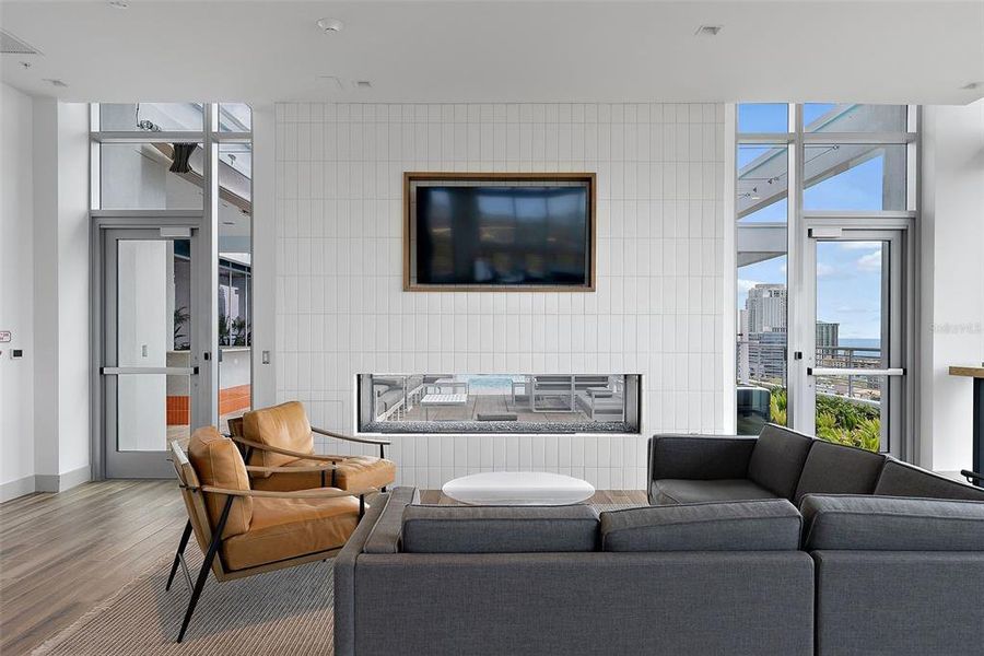 Furnished interior view inside a new home in , St. Petersburg (Image 8).