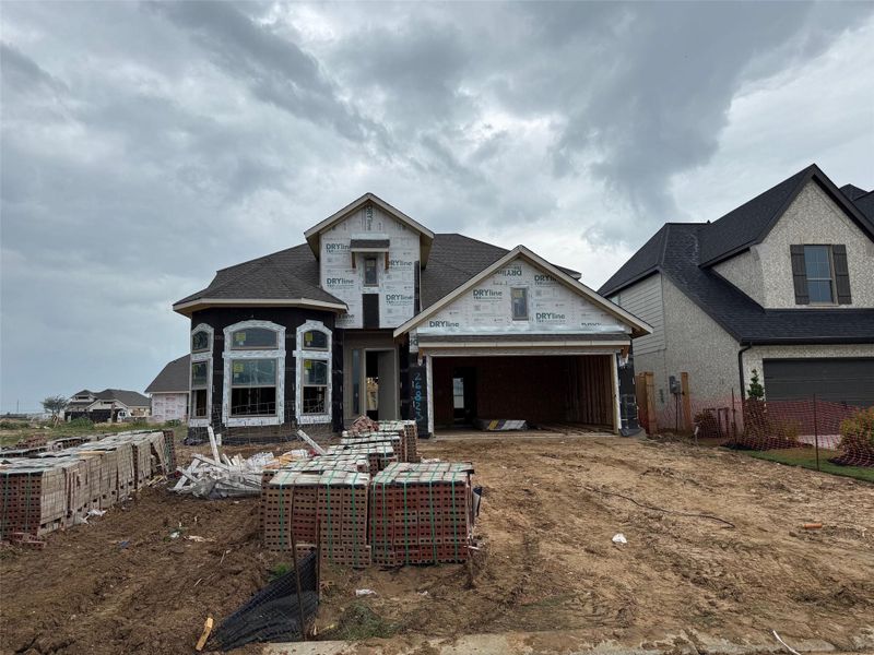 In-progress construction of a new home in Candela, Richmond, TX (Image 7).