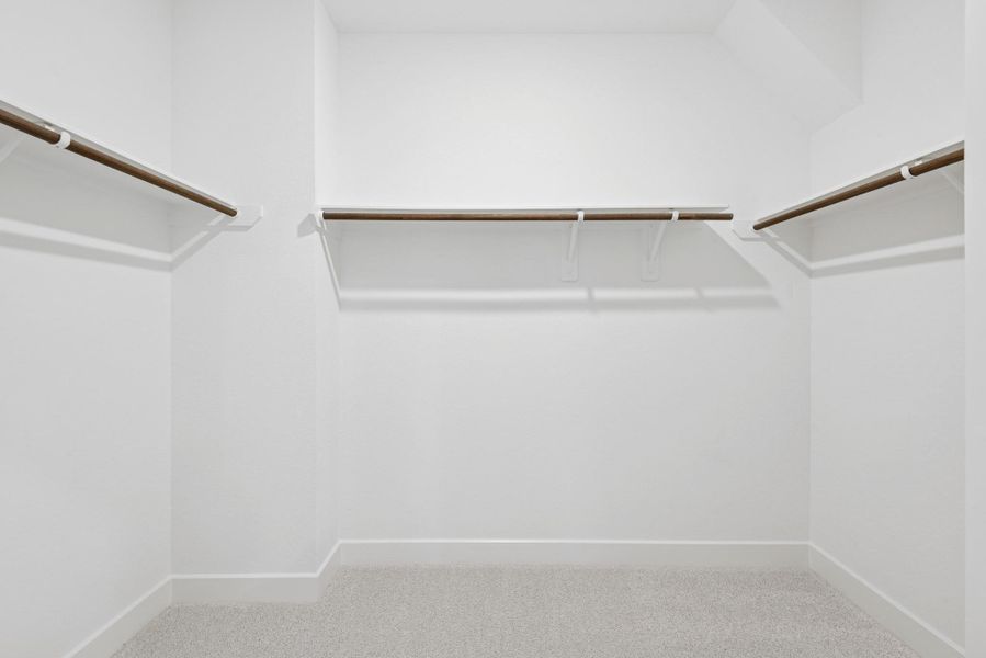 Primary walk-in closet