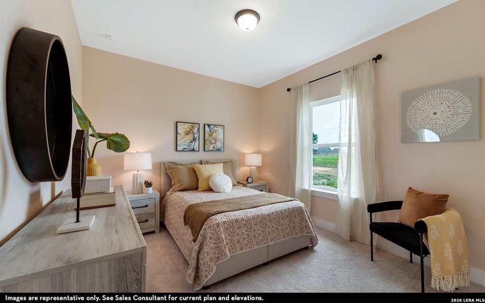 Furnished interior view inside a new home in Mesa Vista, Von Ormy (Image 9). Furnished interior view inside a new home in Mesa Vista, Von Ormy (Image 9).