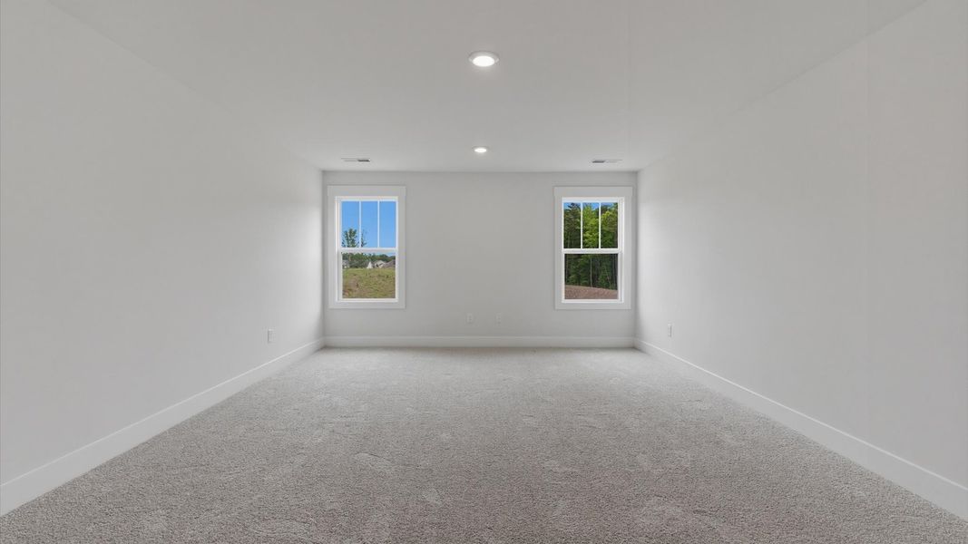 Furnished interior view inside a new home in Mulberry Estates, Simpsonville (Image 27).