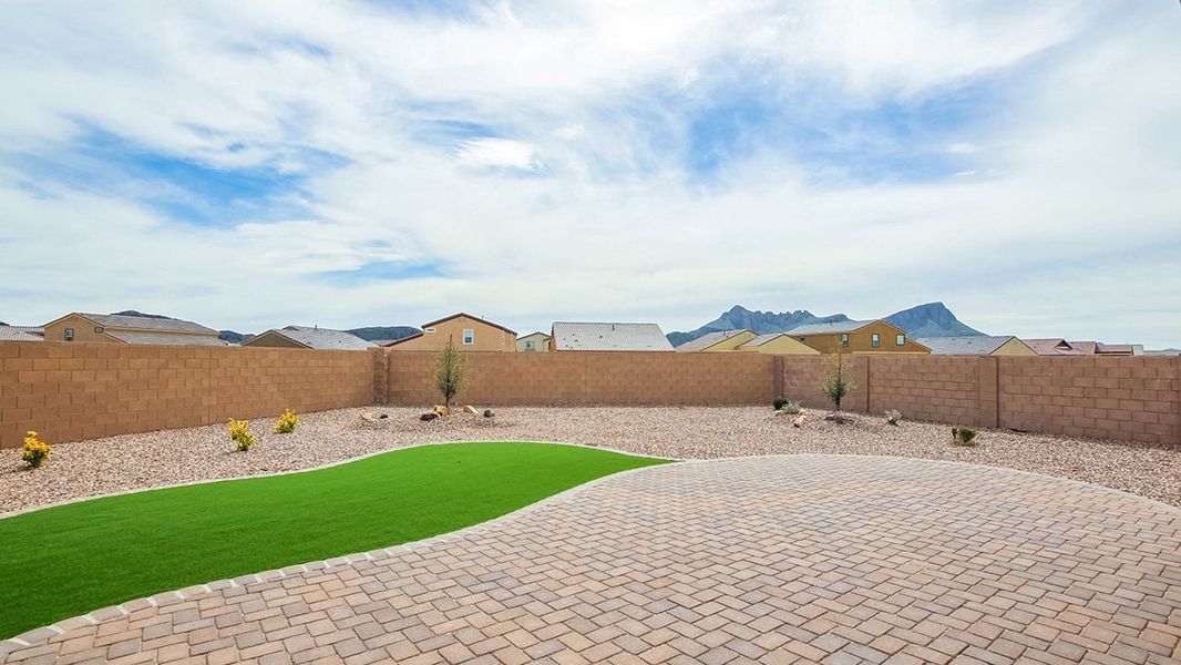 Representative exterior photo of a completed home built from the Citrine - Plan 5042 by D.R. Horton in Sycamore Vista, Vail, AZ (Image 21). Representative exterior photo of a completed home built from the Citrine - Plan 5042 by D.R. Horton in Sycamore Vista, Vail, AZ (Image 21).
