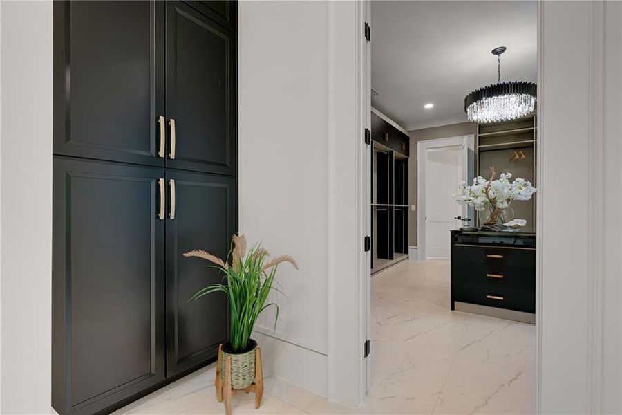 Furnished interior view inside a new home in , Monroe (Image 10).