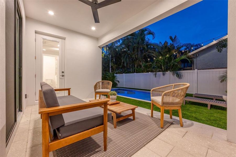 Furnished interior view inside a new home in , Tampa (Image 50).