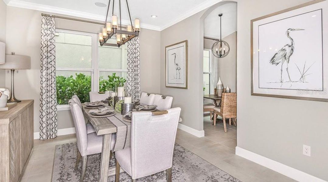 Furnished interior view inside a new home in The Cove at West Port, Port Charlotte (Image 11).