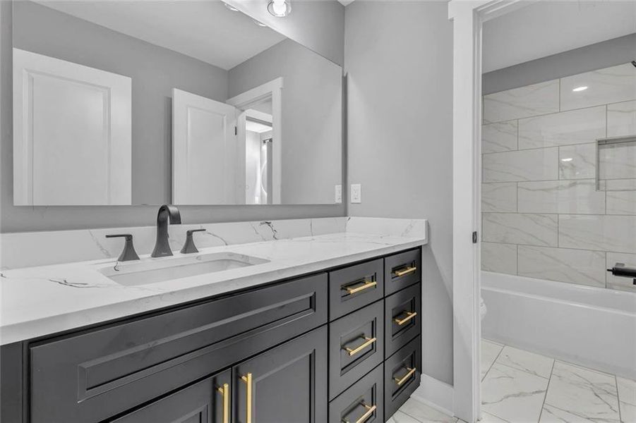 Furnished interior view inside a new home in , Fairburn (Image 12).