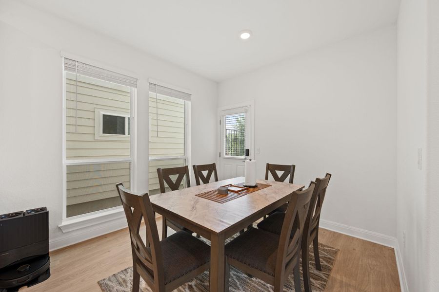 Furnished interior view inside a new home in Messinger Village, Austin (Image 11).
