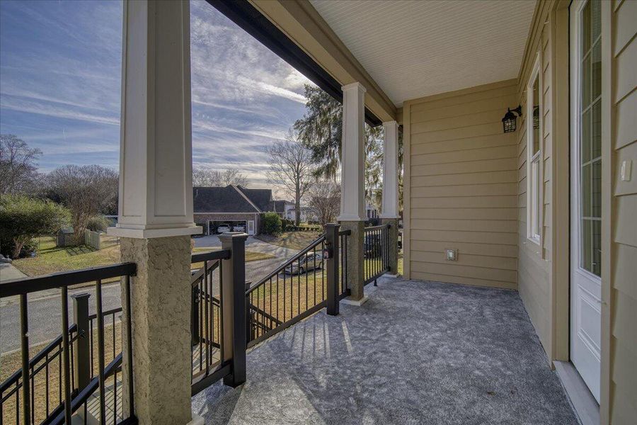 Exterior details and patio area of a home in , North Charleston (Image 3).