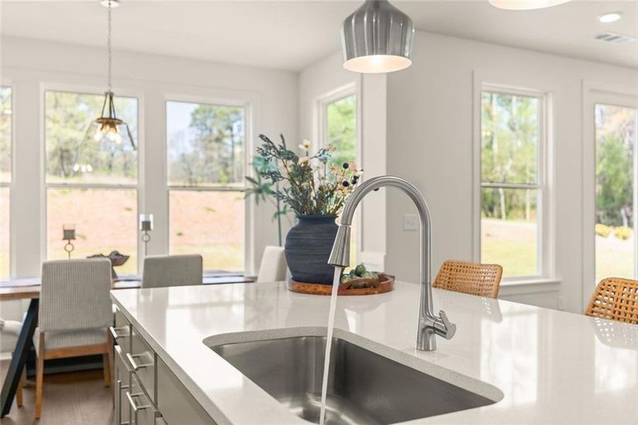 Close-up of interior finishes inside a home in , Gainesville (Image 21).