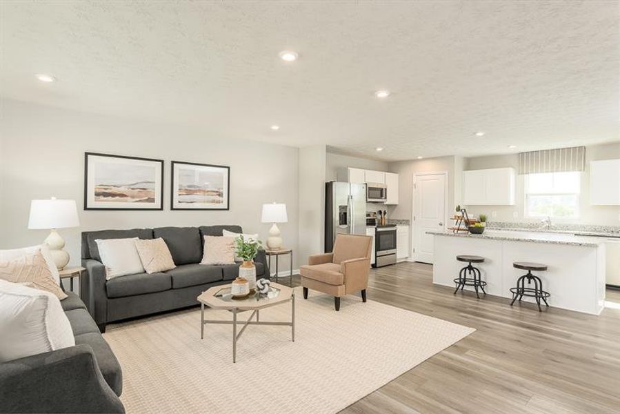 Furnished interior view inside a new home in The Glen at Hollybrook, Wendell (Image 8).