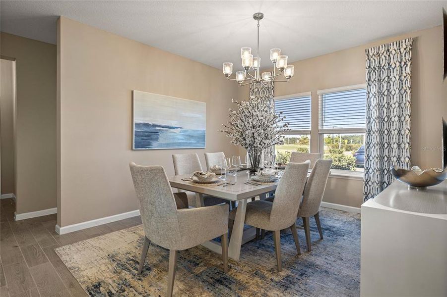 Furnished interior view inside a new home in Trailhead Landing: Trailhead Landing 60s, Alachua (Image 17).