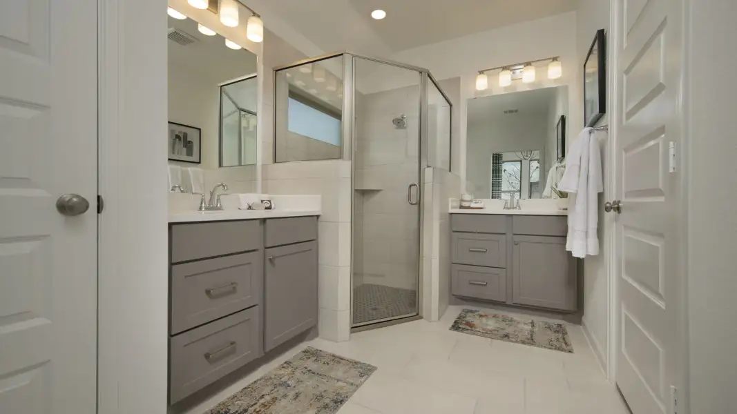 Furnished interior view inside a new home in Austin Point, Richmond (Image 18). Furnished interior view inside a new home in Austin Point, Richmond (Image 18).