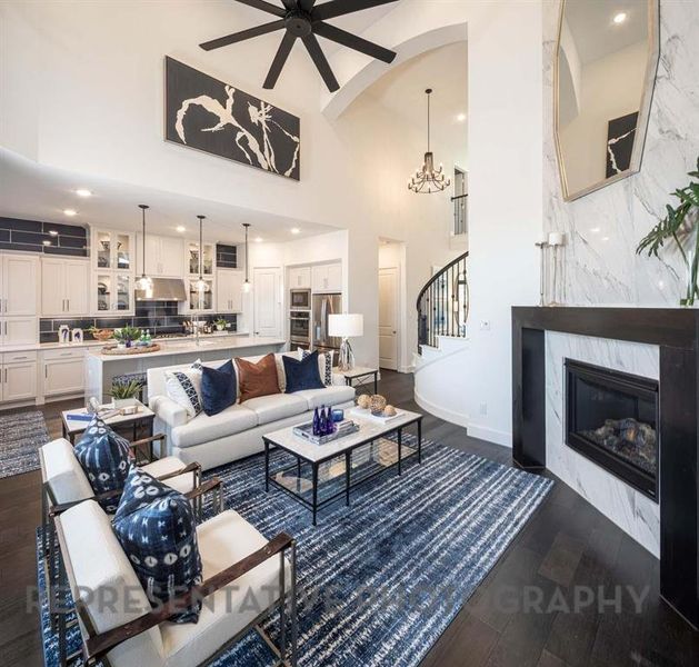 Furnished interior view inside a new home in Quail Hollow: 62ft. lots, Rockwall (Image 29). Furnished interior view inside a new home in Quail Hollow: 62ft. lots, Rockwall (Image 29).