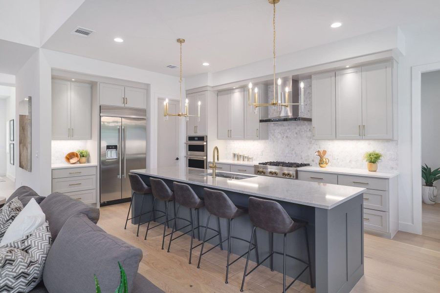 Furnished interior view inside a new home in , Austin (Image 17). Furnished interior view inside a new home in , Austin (Image 17).