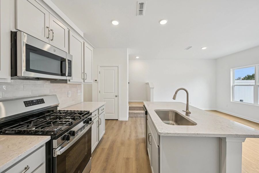 Furnished interior view inside a new home in Towns at The Point, Rolesville (Image 7).