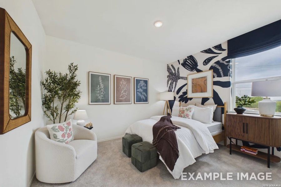 Furnished interior view inside a new home in Morgan Meadows, San Antonio (Image 20).