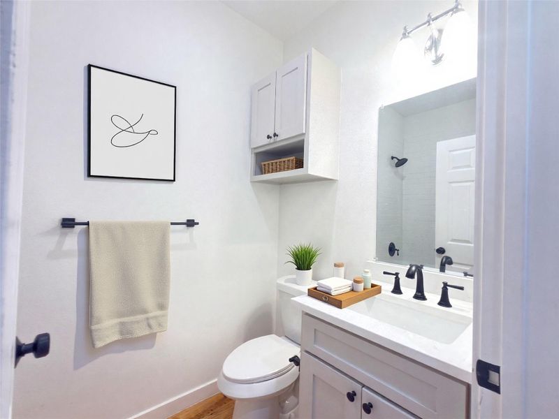 Furnished interior view inside a new home in , Brenham (Image 10).