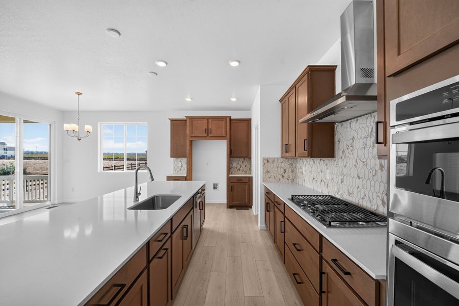 Furnished interior view inside a new home in Macanta, Castle Rock (Image 5).