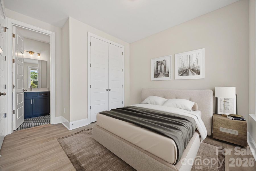 Furnished interior view inside a new home in , Gastonia (Image 29).