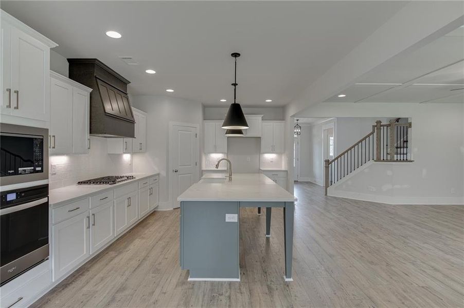 Furnished interior view inside a new home in , Buford (Image 17).