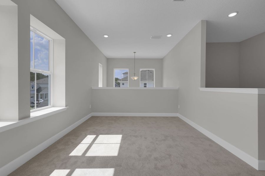 Representative unfurnished interior of a home built from the The Salt by Providence Homes (Florida) in Seabrook Village at Seabrook, Nocatee (Image 17).