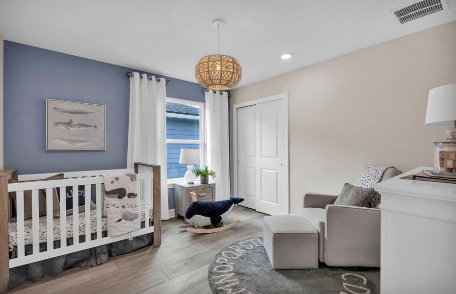 Representative furnished interior of a home built from the Yorkshire by Pulte Homes in Seminole Palms, Palm Coast (Image 18).