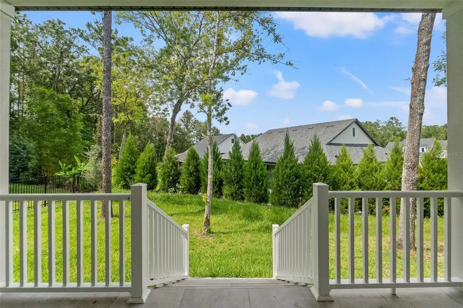 Exterior details and patio area of a home in Southern Hills Plantation, Brooksville (Image 4).